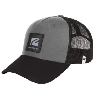 Topi Trucker Reacon Original Abu Hitam - Casual Mesh Cap Keren
